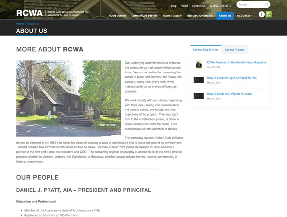 RCWA About Us Page